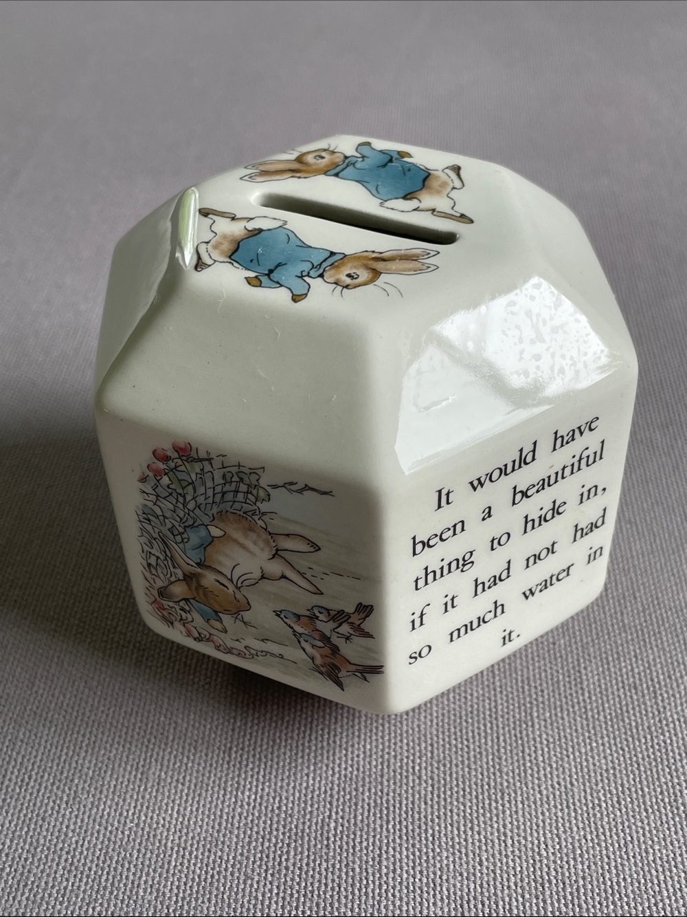 Peter Rabbit Ceramic Bank